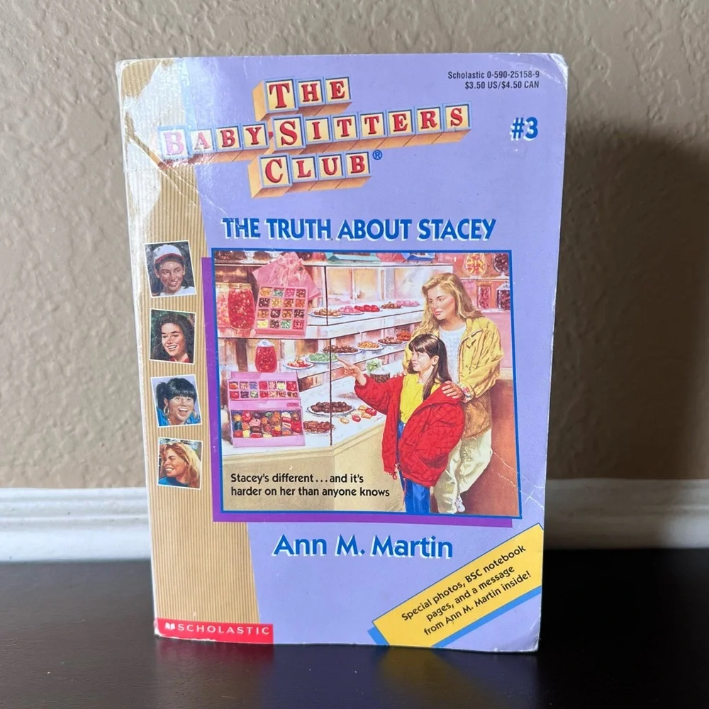 Vintage 1986 The Babysitters Club “The Truth About Stacey” by Ann M Martin